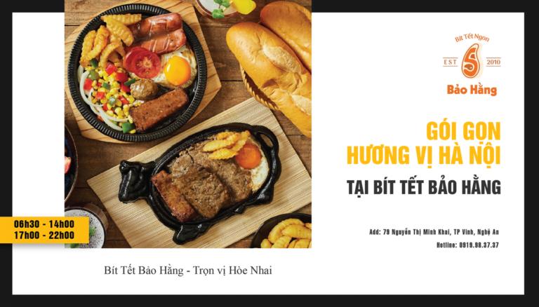 GÓI GỌN HƯƠNG VỊ HÀ NỘI TẠI BÍT TẾT BẢO HẰNG