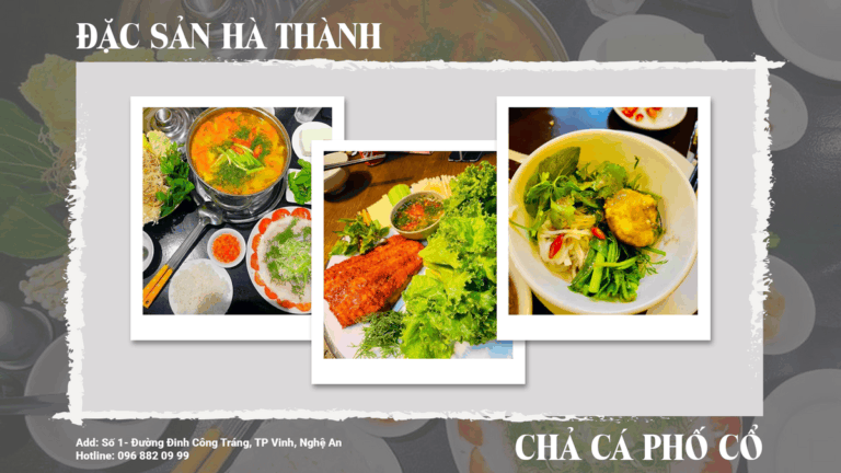 ĐẶC SẢN HÀ THÀNH - CHẢ CÁ PHỐ CỔ