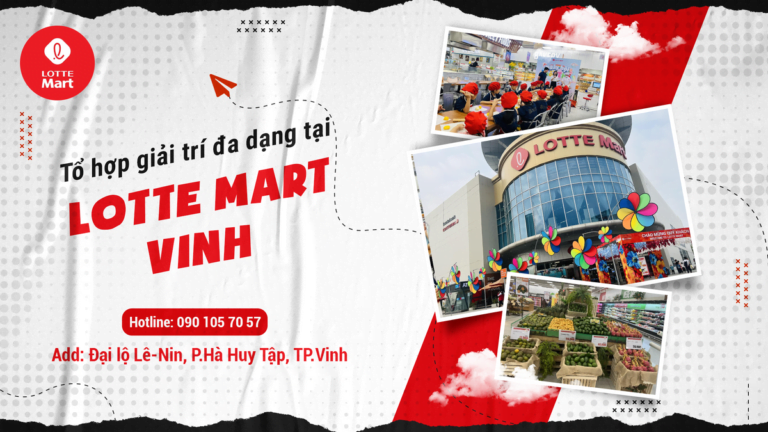 TỔ HỢP GIẢI TRÍ ĐA DẠNG TẠI LOTTE MART VINH
