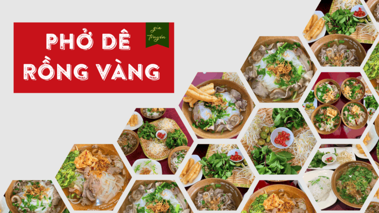 KHÁM PHÁ PHỞ DÊ GÂY SỐT TOÀN THÀNH VINH