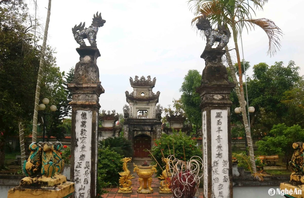 ĐỀN THỜ QUẬN CÔNG ĐINH BẠT TỤY - DI SẢN VĂN HÓA LỊCH SỬ ĐỘC ĐÁO CỦA NGHỆ AN